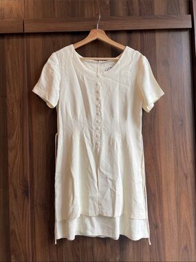 Classic Butter Yellow Vintage button front dress